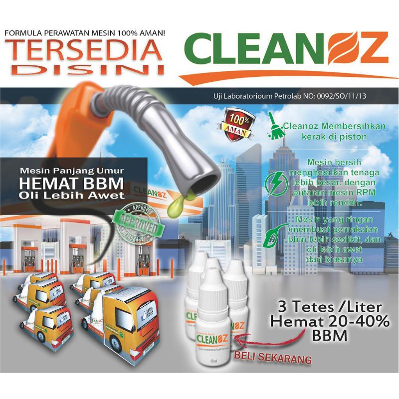 CLEANOZ ORIGINAL/PENGHEMAT BBM
