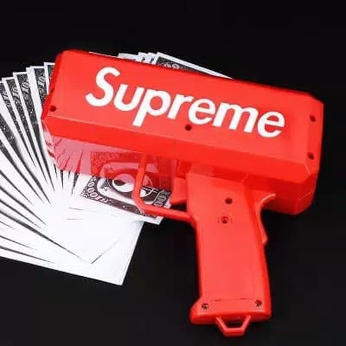 

Terbaru Supreme SS17 Cash Money Gun With Box - Tembakan Uang Kekinian