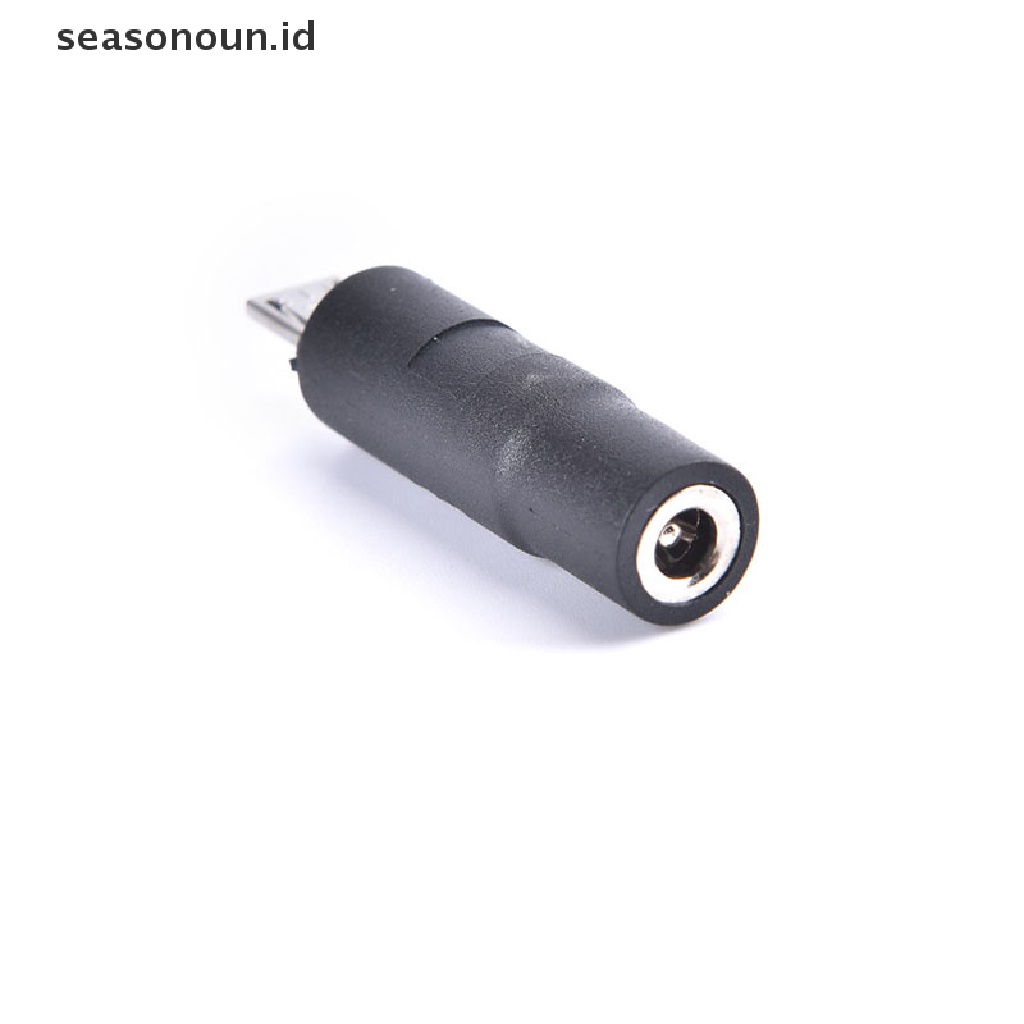 【seasonoun】 Micro USB / USB 2.0 Male to DC 3.5*1.35 / 4.0*1.7 mm Female Converter Adapter .