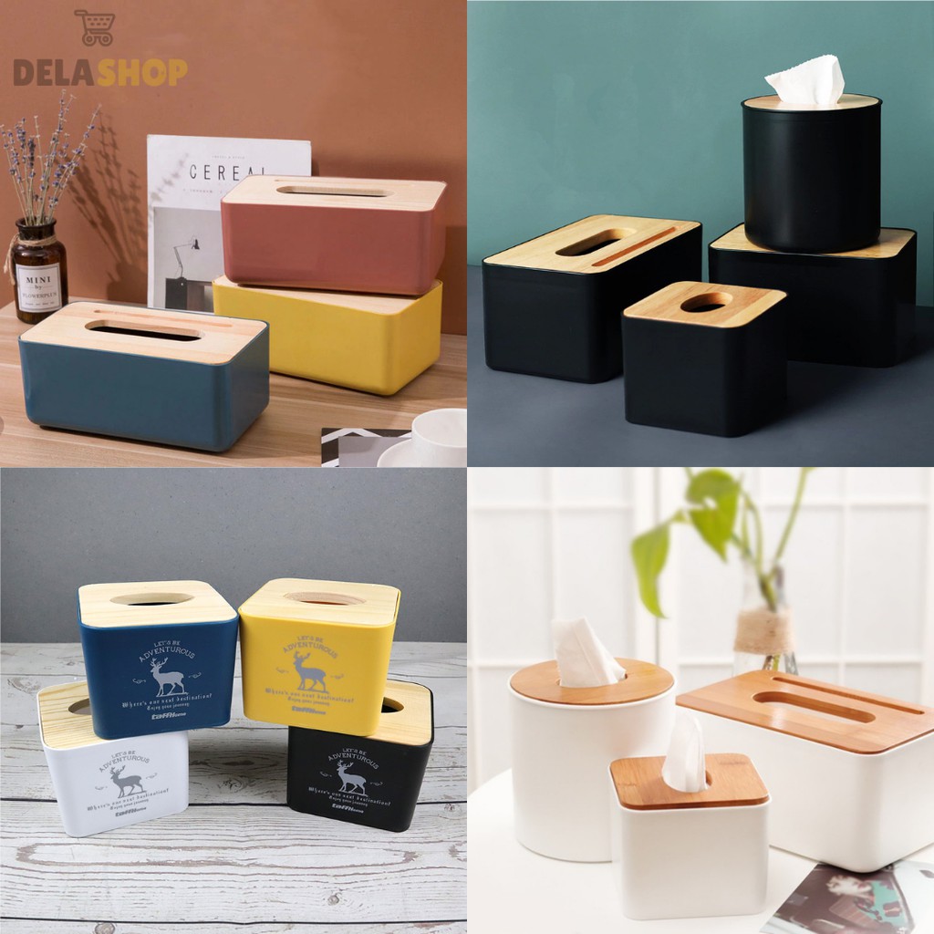 Kotak Tisu Kayu Tissue Box Minimalis