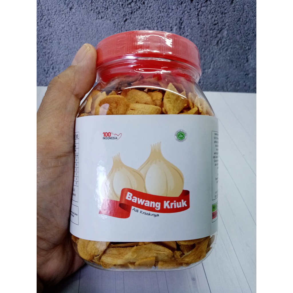 

BAWANG PUTIH GORENG RASA ORIGINAL 150gr - BAWANG KRIUK - BAWANG GORENG - BAWANG TABUR