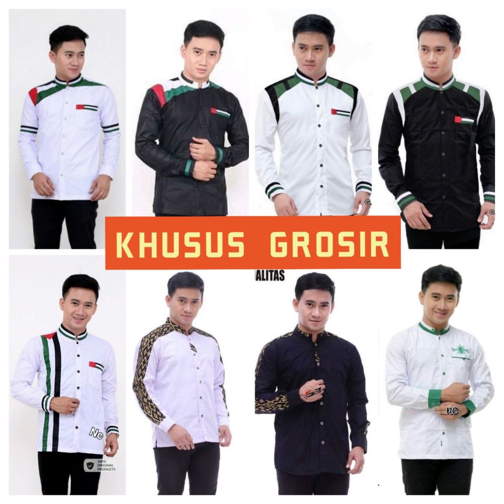 koko khusus grosir koko palestina koko hadroh koko pria koko muslim pria baju koko palestina baju mu