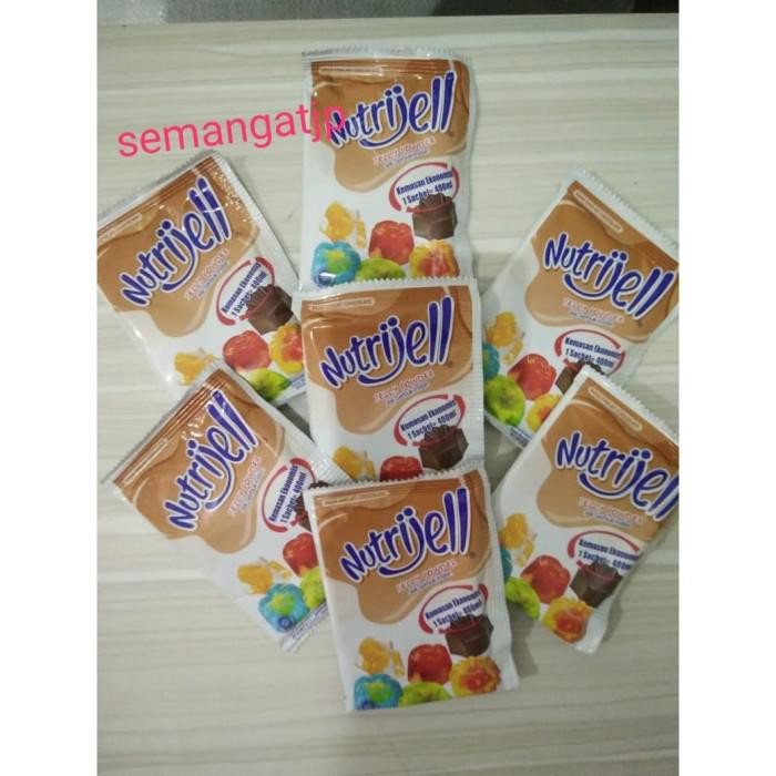 

agar" Jelly Powder Nutrijell ekonomis Rasa coklat chocolate 20 gr BERKUALITAS