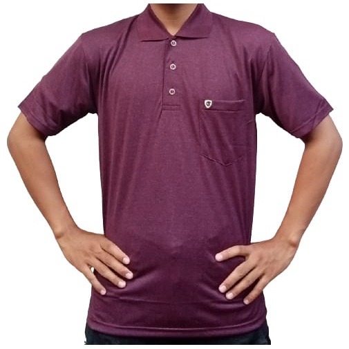 Terbaru Kaos Kerah Bapak-Bapak/Kaos Pria Katun Korea Adem Size L XL