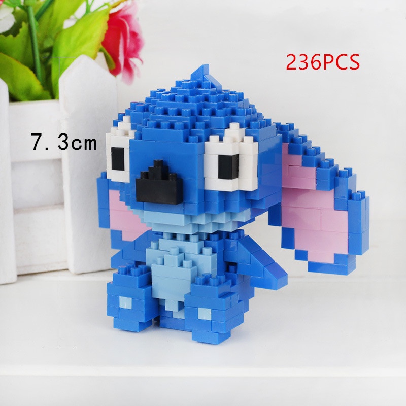 Action Figures Stitch Dengan Kotak Untuk Mainan Edukasi Anak