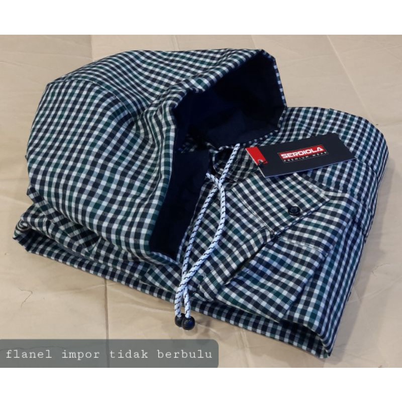 kemeja flanel Hoodie pria dan wanita/flanel kupluk bertopi terbaru dan terlaris