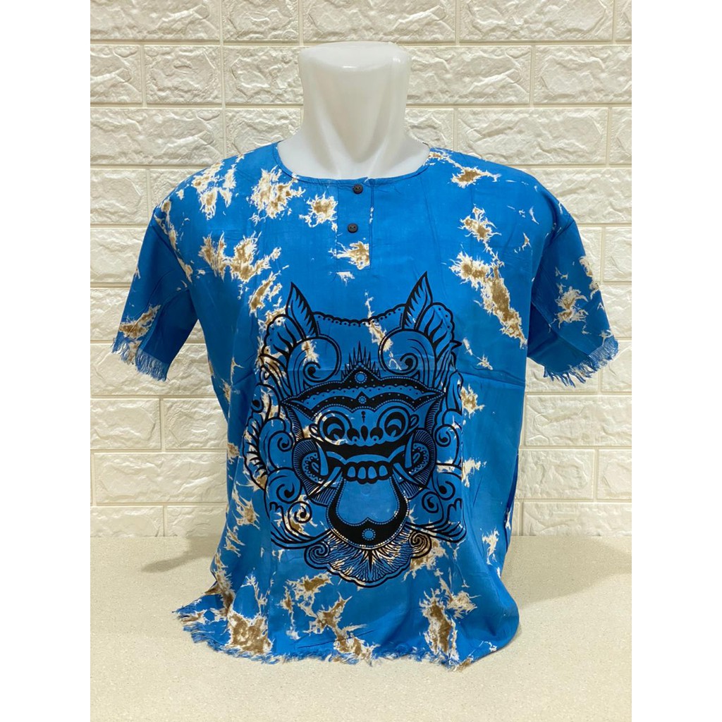 BAJU BALI BARONG ACAK DASAR WARNA ALL SZ