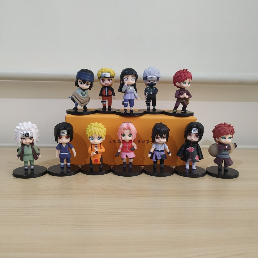 12 pcs/set Action Figure Naruto set Chiby