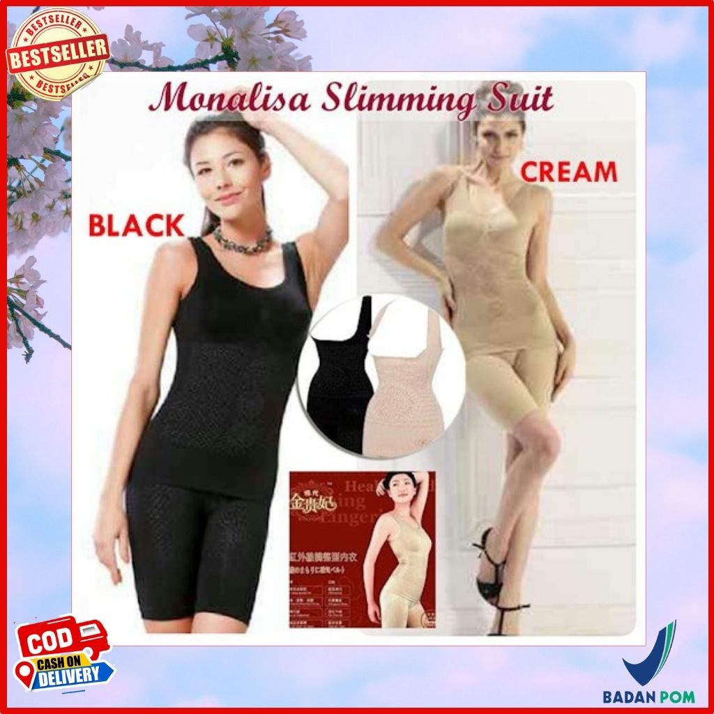 Korset Pelangsing Perut Wanita Monalisa Slimming Suit Baju Pakai