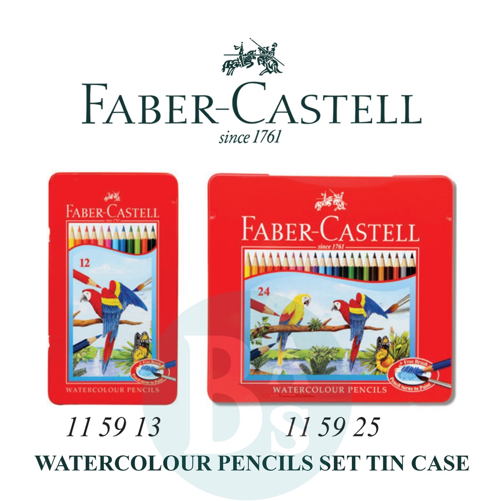 

Watercolour Set 12/24 Tin Case - Faber Castell