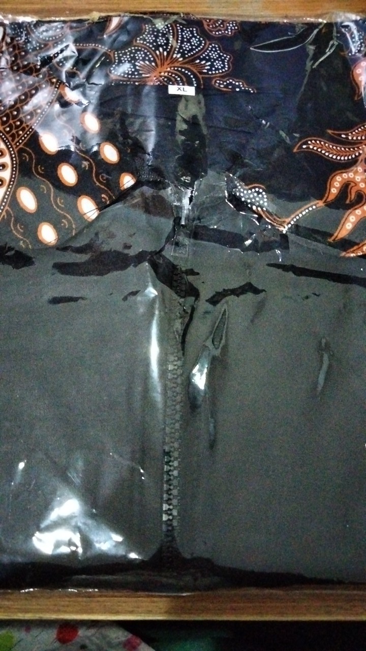 M-l-xl-xxl Batik Tunik Wanita Asj Sa Hrb026 Kenongo Pekalongan Sogan Tulis