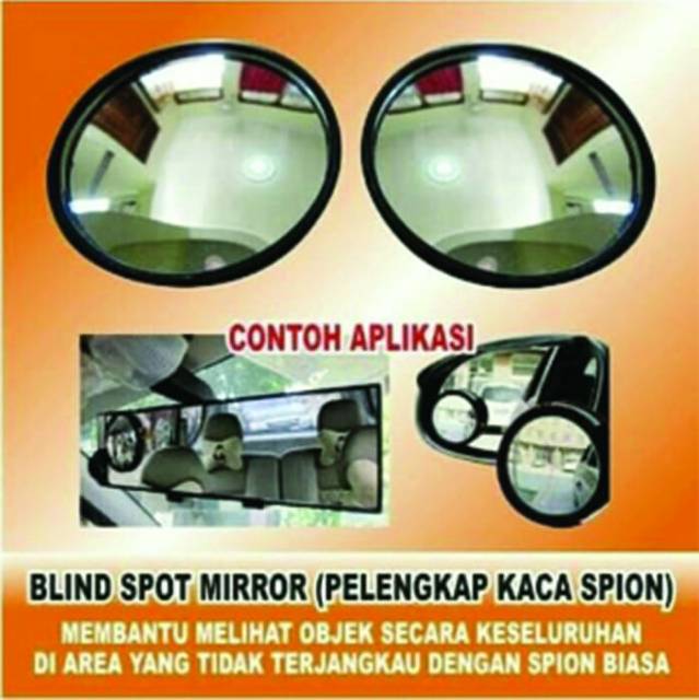 Kaca Cermin Spion / Kaca Blind Spot Mobil Motor