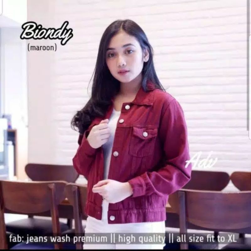 BIONDY JACKET//JAKET JEANS BIONDY