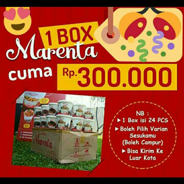 

Marenta mix variant. Program reseller. Lebih hemat