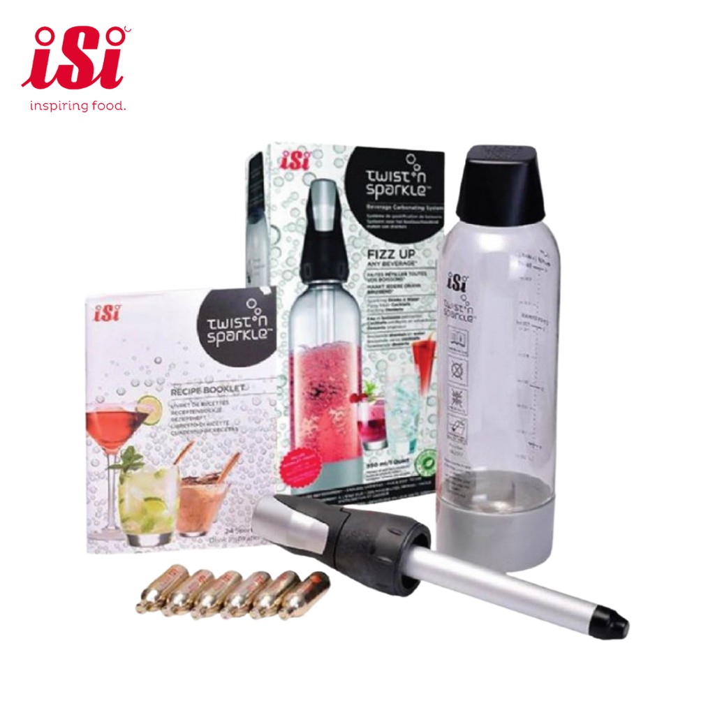 iSi 100530 Twist N Sparkle Soda Maker