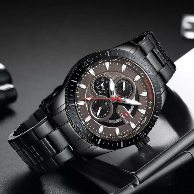 COD✓NEW JAM TANGAN PRIA KOREAN STYLE NAVIFORCE WATER RESISTAN