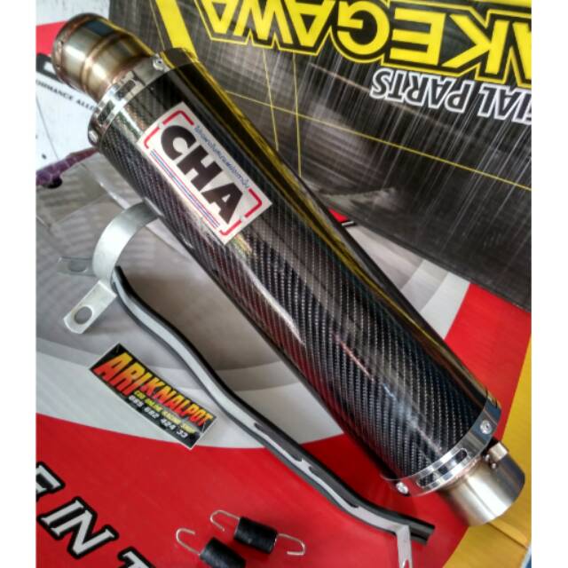 SILINCER KNALPOT RACING CHA. SILENCER KNALPOT CHA CARBON KARBON. KNALPOT CHA. Silincer saja