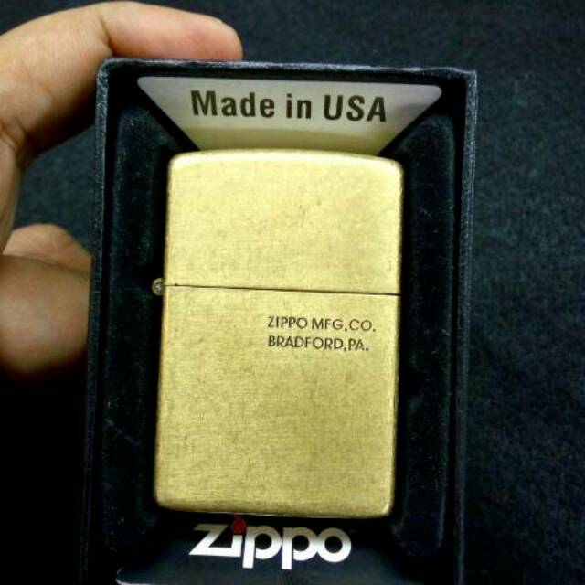 READY CUMA DIKIT..Zippo Bradford series kw super