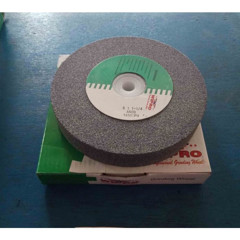 Batu Gerinda Duduk 6" 6 Inchi A60 #60 Grade 60 Grit 60 Wipro