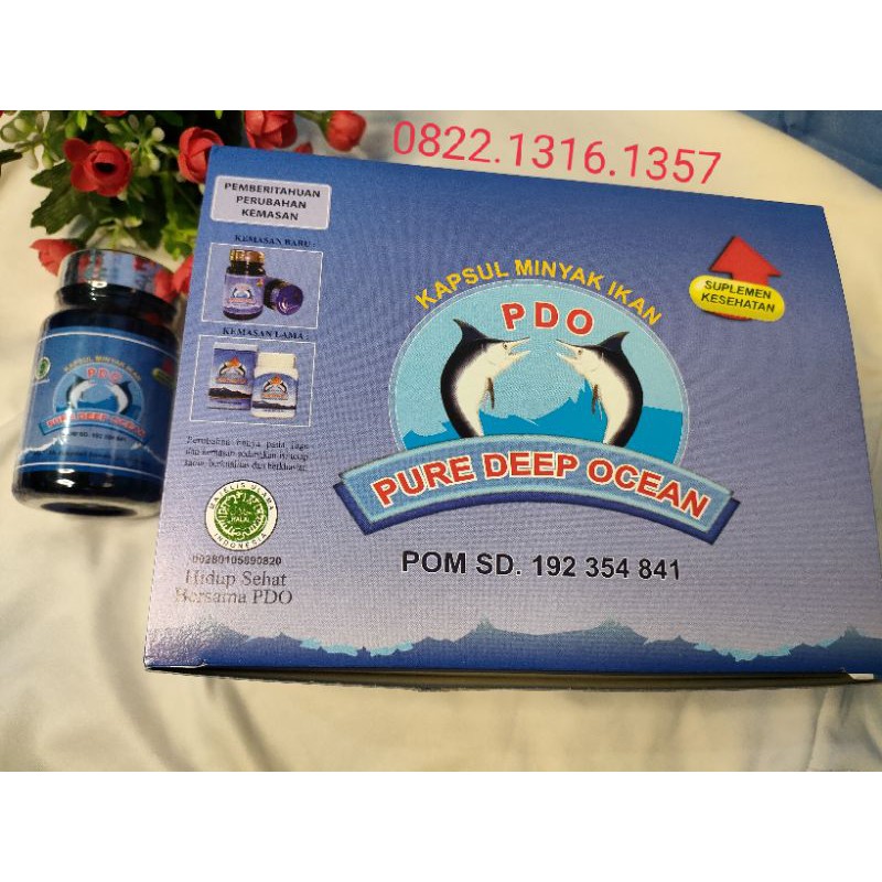 PDO kapsul suplemen minyak ikan murni