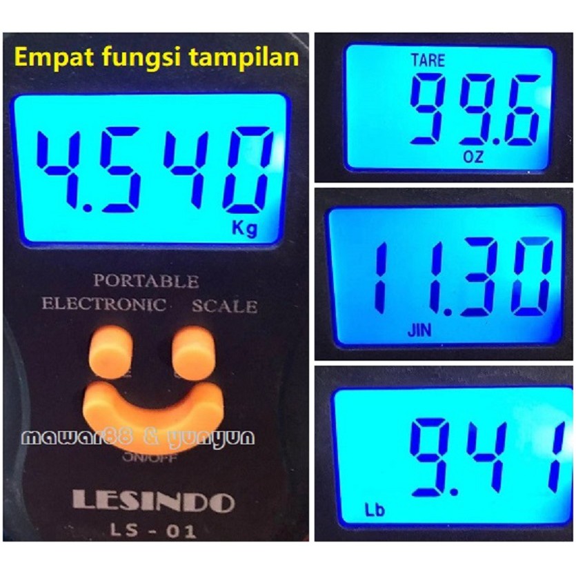 Ls01 Timbangan Gantung Digital Portable Electronic Scale 50 KG