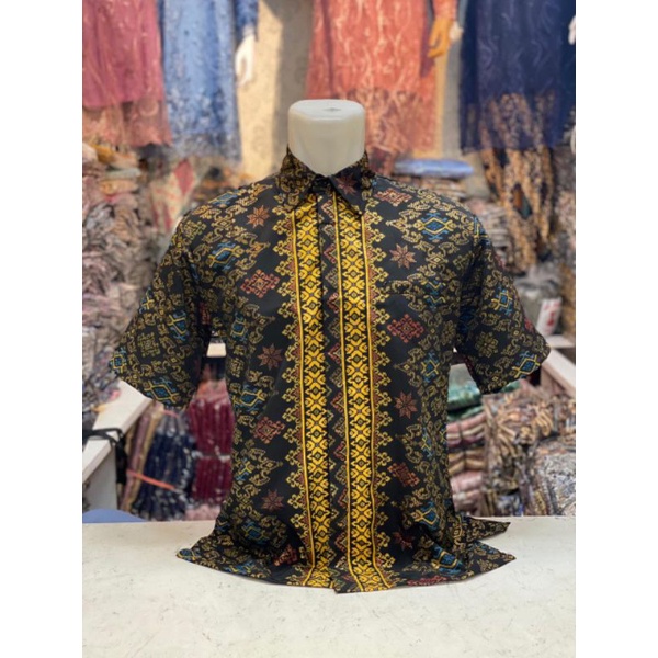 COD//KEMEJA BATIK//KEMEJA BATIK LENGAN PENDEK//KEMEJA BATIK COUPLE MARON//TERLARIS