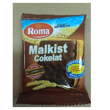 

Roma Malkist Cokelat 21 gr renceng