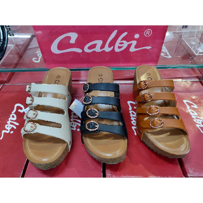 Wedges wanita Calbi DJ.1134Terbaru tali 4 dengan ukuran 36-40