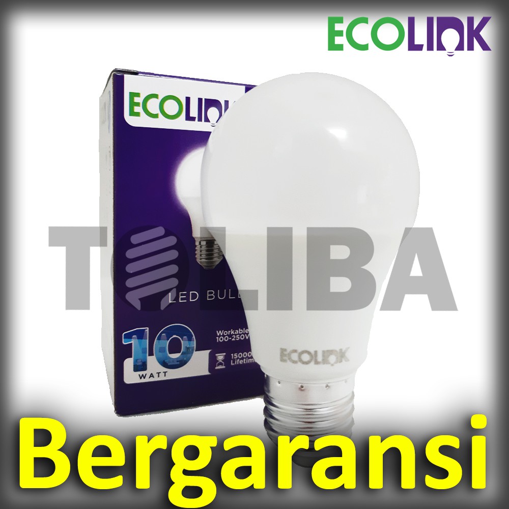 lampu led ecolink 10watt 10 watt 10w 10 w / led ecolink / lampu led garansi SNI