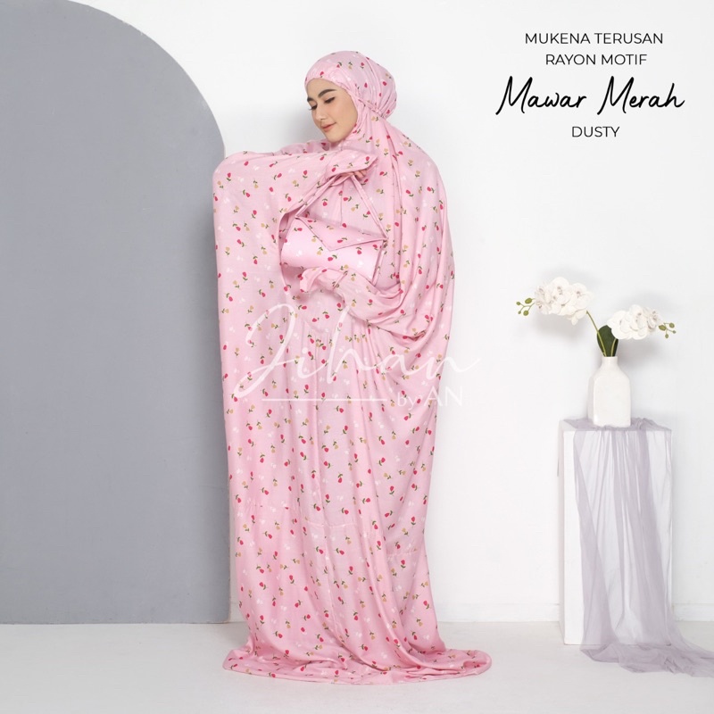 Mukena Terusan Rayon Bali Dewasa Rayon Motif Mukena Geblus Mukena Pocong