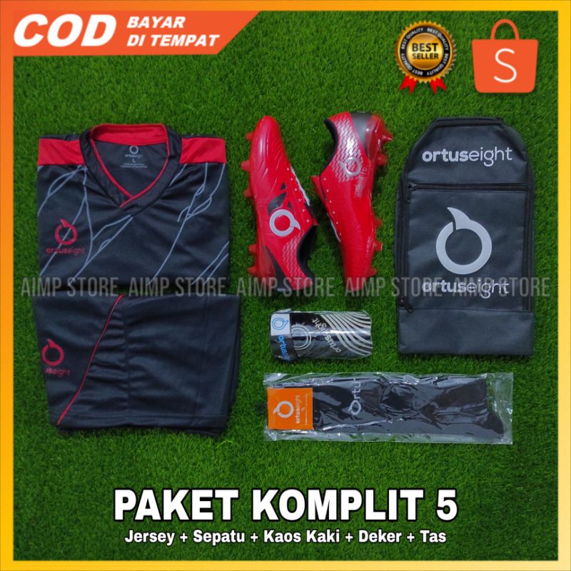 [Real Pic] Paket Bola Komplit | Paket Komplit Bola | Paket Sepatu Bola-Gambar 8