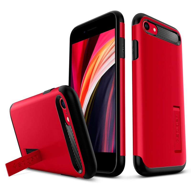 

Case iPhone SE 2020 / 8 / 7 Spigen Slim Armor with Stand Protection Casing