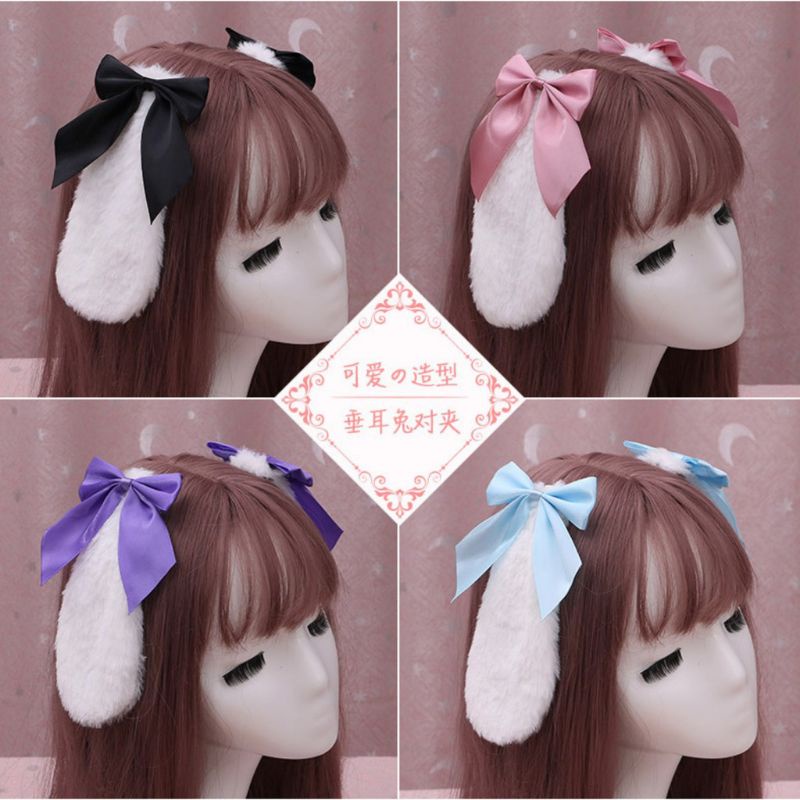 CSP072 – Jepit Telinga Kelinci Rabbit Ear Lucu Anak Cosplay Jepang