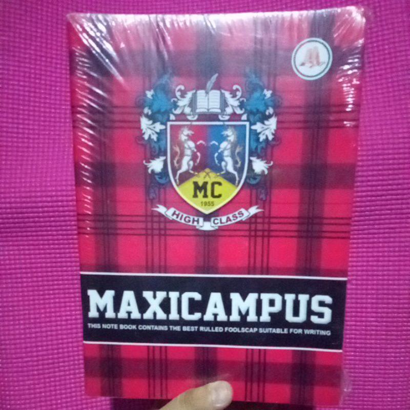 

BUKU TULIS MAXICAMPUS TERMURAH. MC 1995. HIGH CLASS. BUKU SEKOLAH.