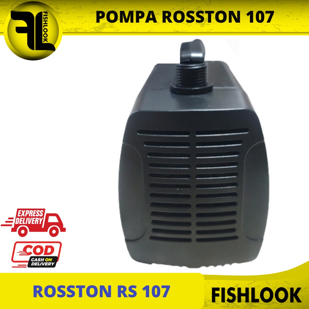 Rosston RS-107 RS107 RS 107 Pompa Celup Kolam Aquarium Hidroponik Powerhead 85 WATT HIGH 4 METER 5000 LITER PER JAM