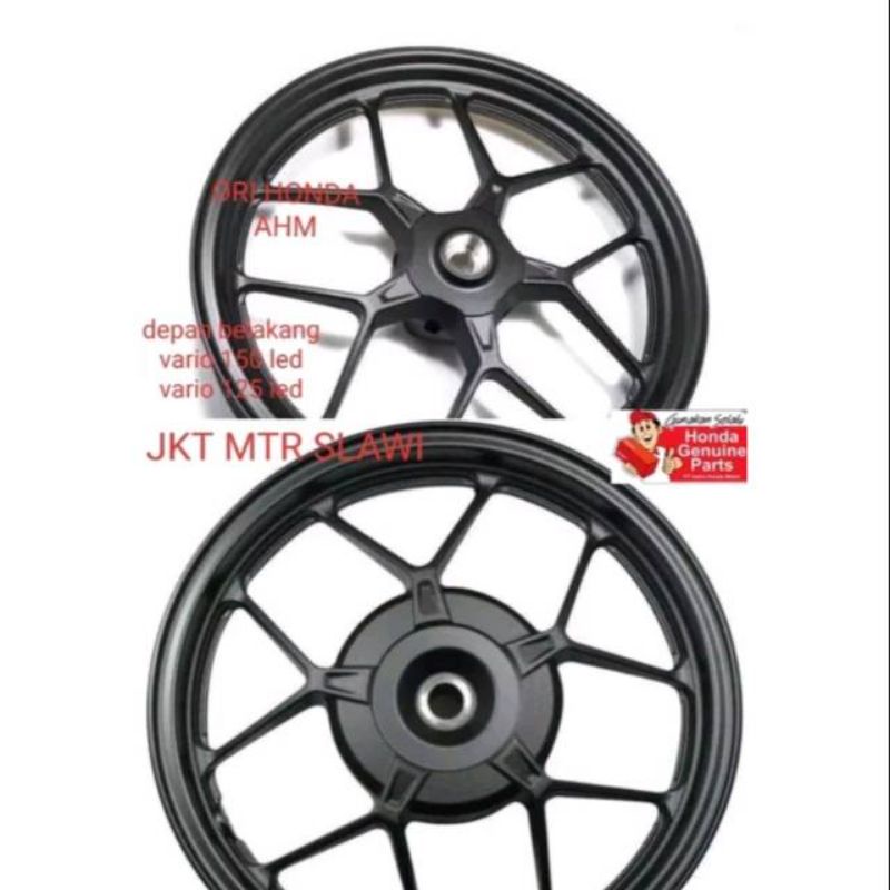 42601-K59-A12 (belakang)44601-K59-A11(depan) velg depan belakang vario 150 f1 vario 125 f1 harga 1se