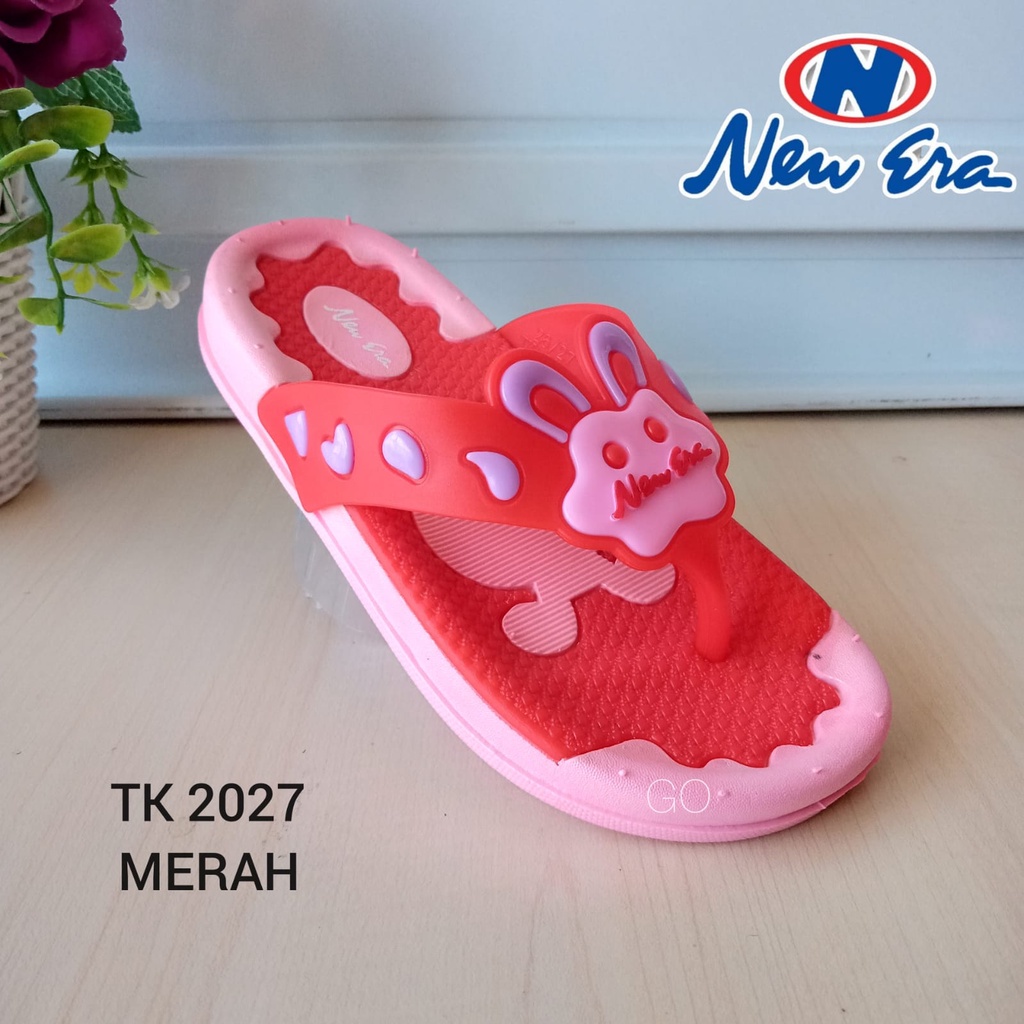 gof NEW ERA TK E 2027 Sandal Karet Anak Perempuan Sandal Jepit Karakter Terbaru