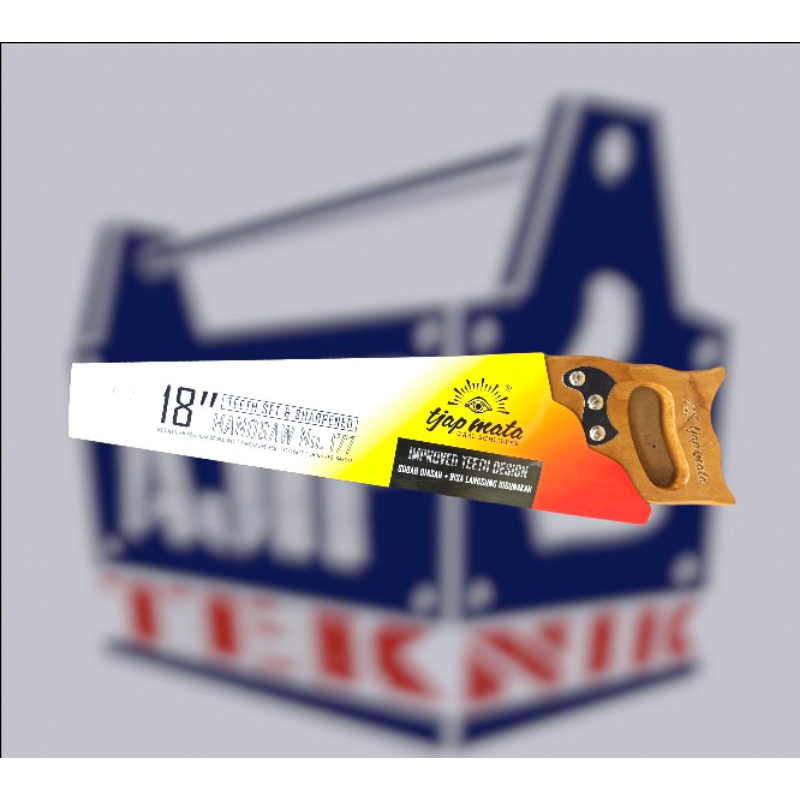 gergaji kayu cap mata asli 16 18 20 inch sudah di asah termurah