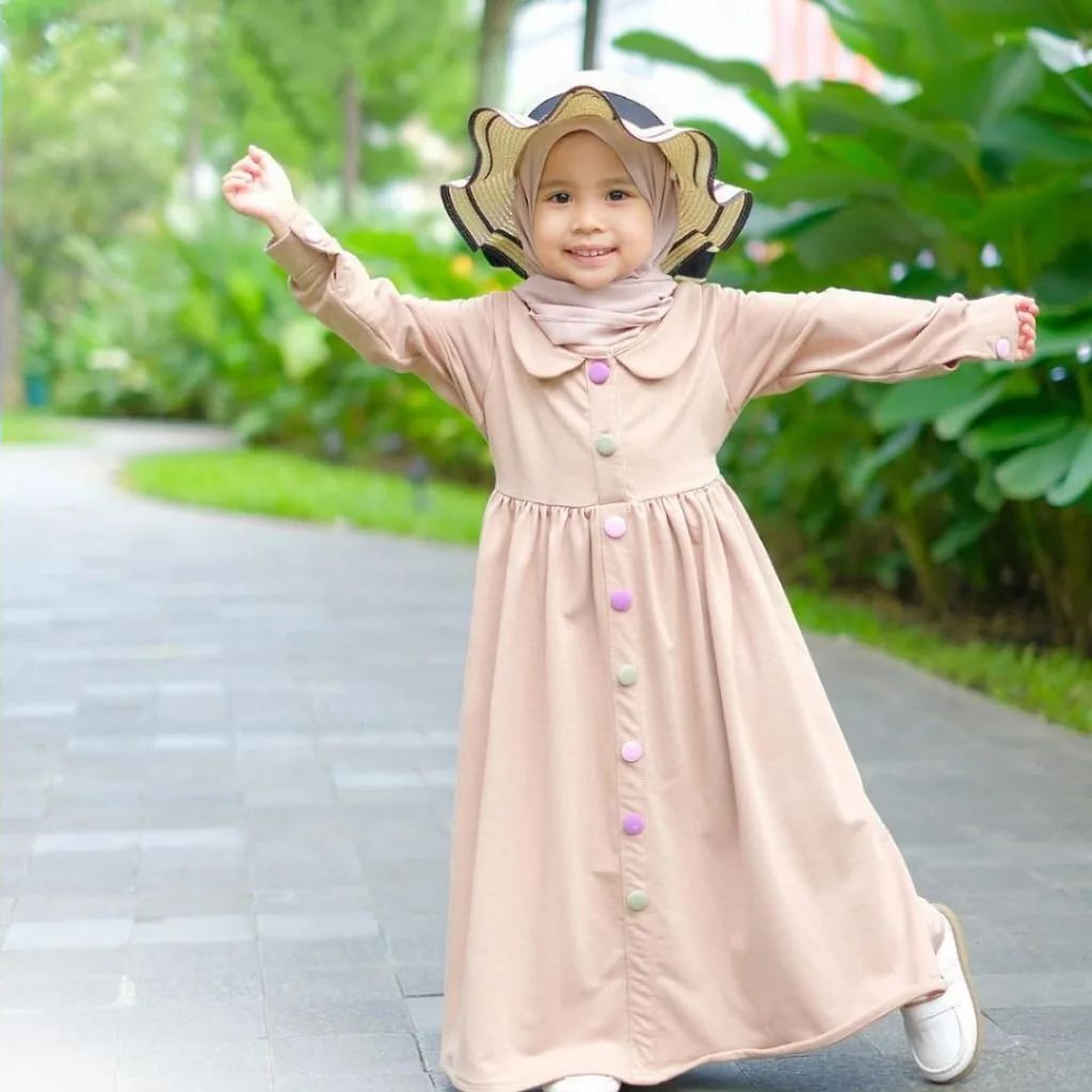 ZEA KIDS MAXI IK ITY CRAPE 4 6 Tahun LD 66 CM PB 92 CM DAPAT GAMIS ANAK FULL KANCING BAJU KIDS KEKINIAN TERBARU 2022