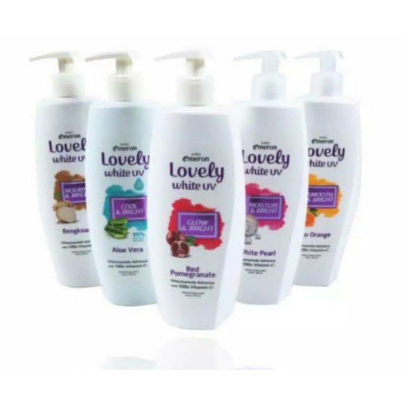 Emeron Lovely Hand Body Lotion botol 500ml