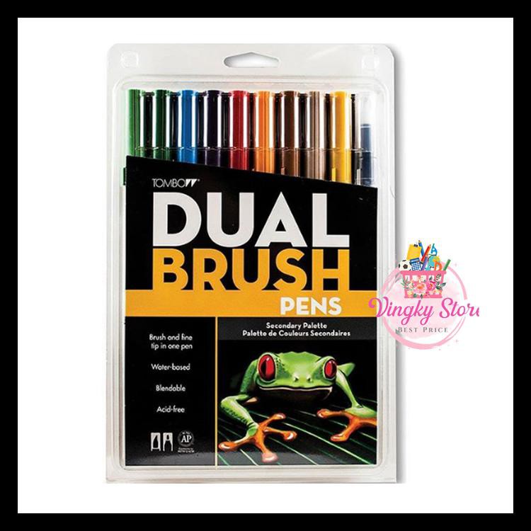 

Dual Brush Pen Tombow Secondary Pallete Isi 10Pc Terjamin
