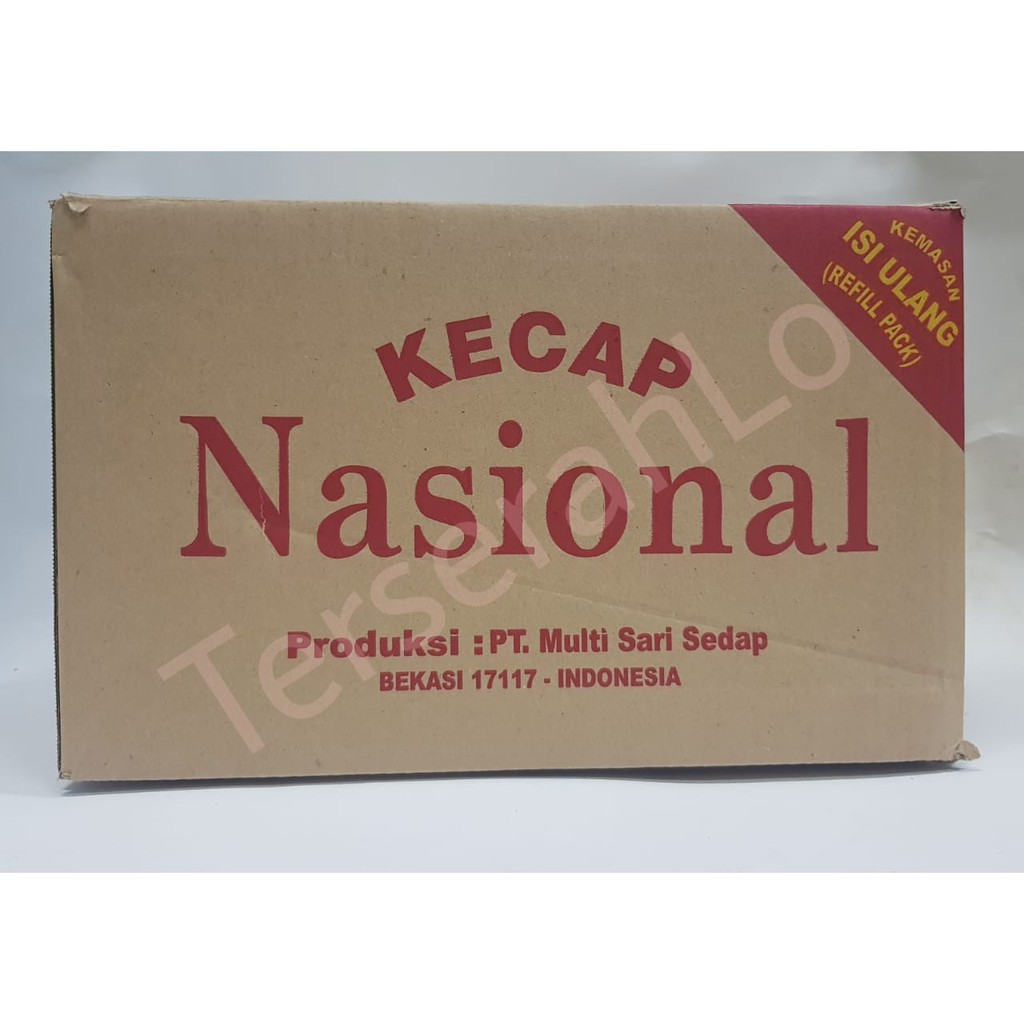 

Dus Karton Kecap Manis Nasional 220ml (isi 24pcs) Pouch