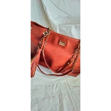 Preloved tas rantai Hand bag tas coklat