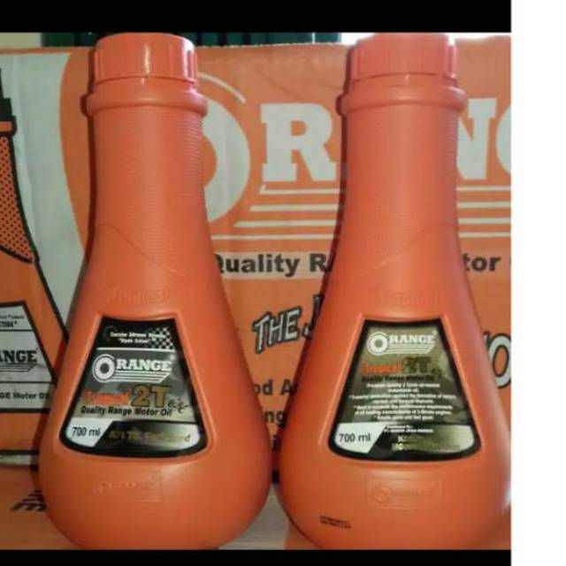 Oli samping orange uk.700 ml untuk semua motor 2 tax