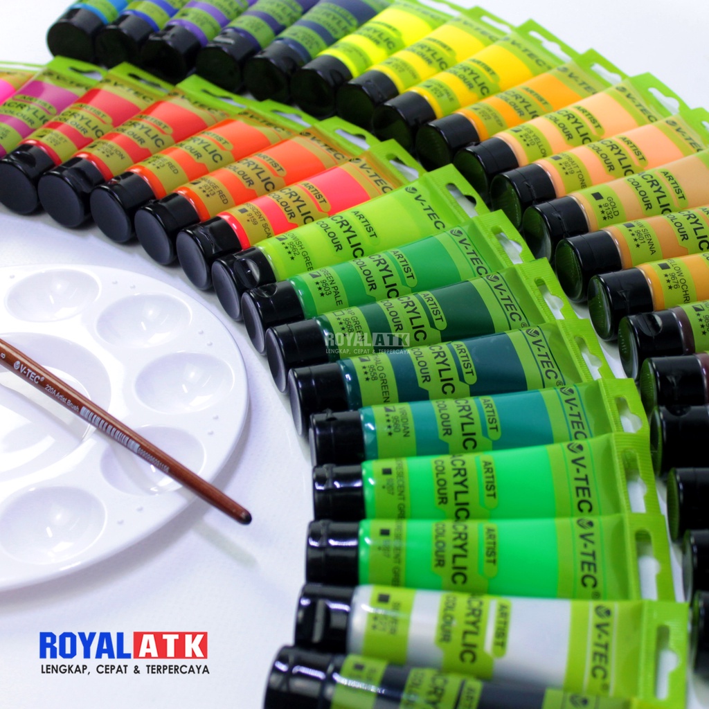 

TERMURAH Cat Akrilik Vtec 35 ml Acrylic Paint Colour VT-930A VT-935 VT-935A 35 ml