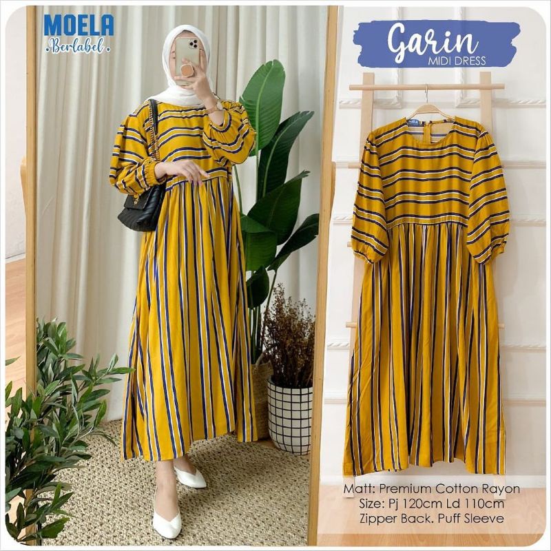 GAMIS MIDI DRESS GARIN/MIDI DRESS JUMBO/GAMIS MIDI DRESS ORI