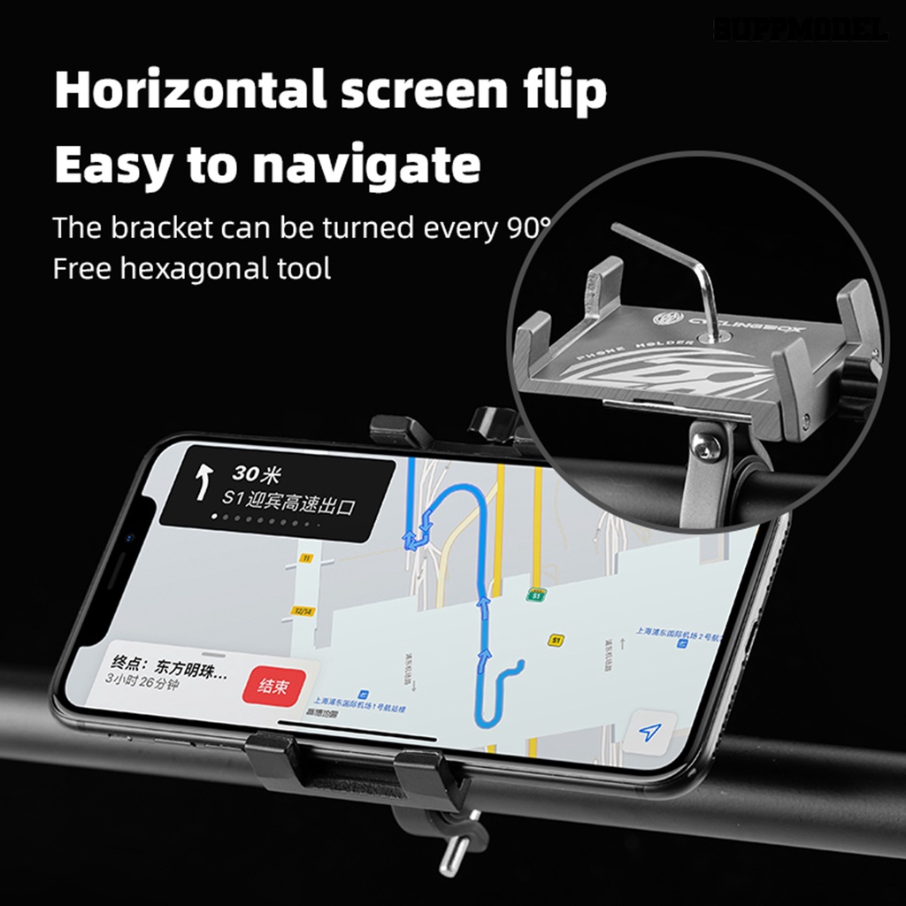 Sdl Stand Holder Handphone Tahan Lama Tidak Mudah Pudar Untuk Stang Motor Elektrik