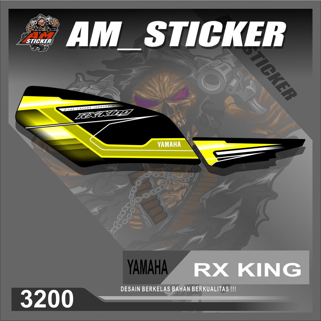 3200M Sticker Striping RX King / Sticker Variasi List RX King Racing Variasi Motor