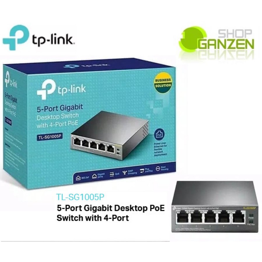 TP-LINK TL-SG1005P 5-Port Gigabit Desktop PoE SG1005P