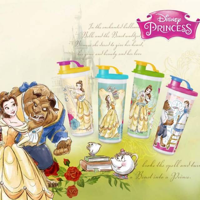 Botol minum tumbler disney princess Moorlife